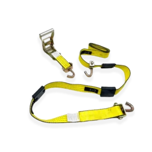 2" x 11' Ratchet Assembly w/ 3 Swivel J Hooks, Rubber Cleats and Stoppers -BETTER