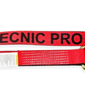 2" x 100" Red TECNIC Webbing Lasso Strap With D Ring