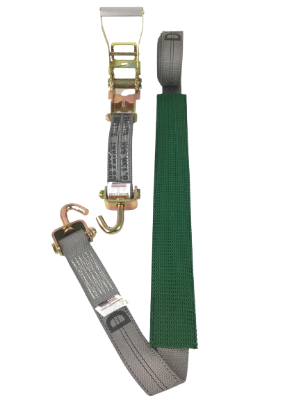 2" x 10' Ratchet Wheel Strap w/ 2" Low Profile Sleeve - Image 8