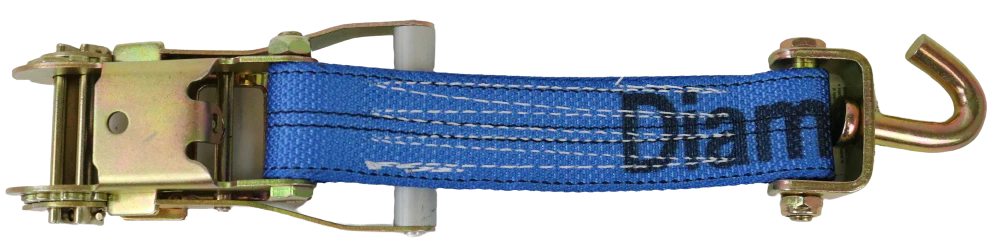 2" x 10' Ratchet Wheel Strap w/ 2" Low Profile Sleeve - Image 6